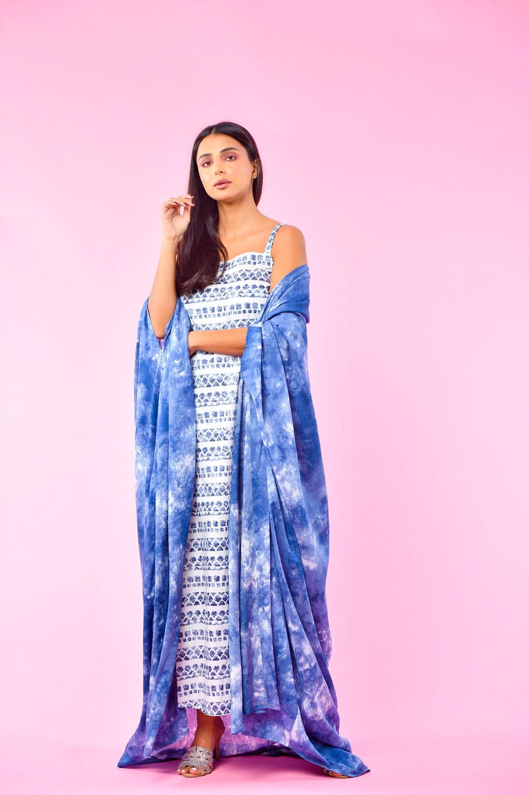 Blue Tie dye set - Basma by Haya
